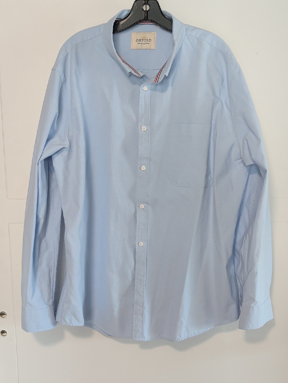 Oxford Blue Button-Up Dress Shirt EUC